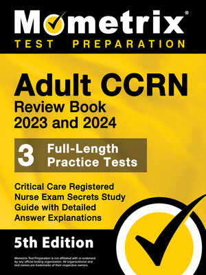cover image of Adult CCRN Review Book 2023 and 2024